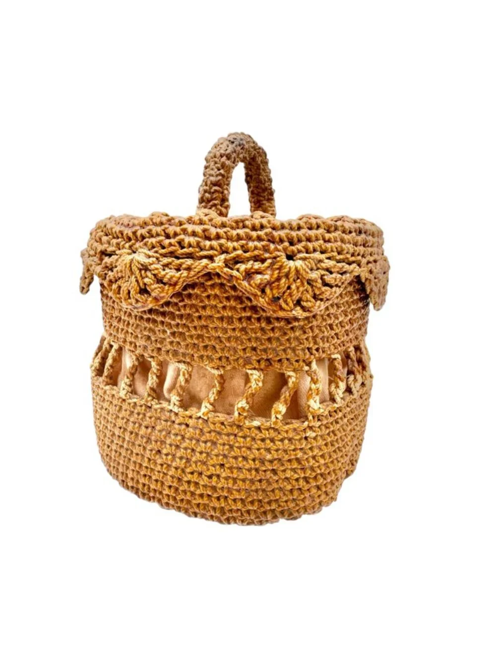 Braided Sailor Lidded Basket 19th Century Handcrafted Natural Materials 4x3 inch